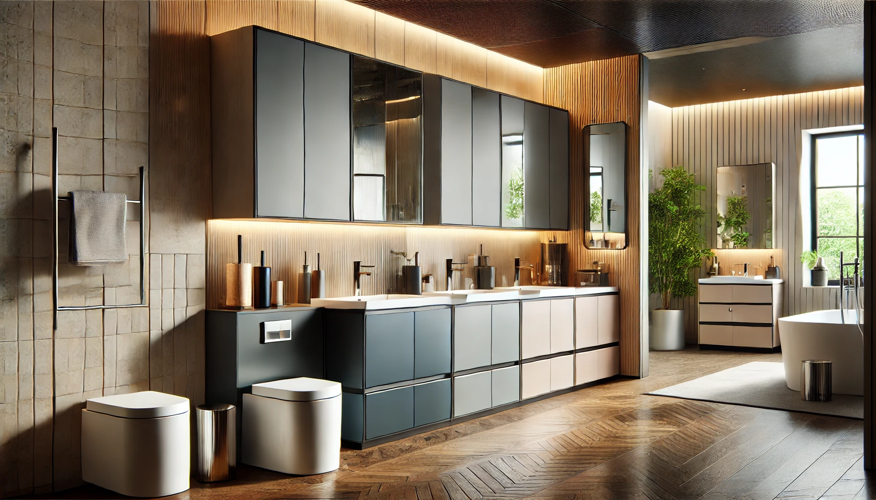 Verwandeln Sie Ihr Bad mit Evelu: Zeitlose Schränke in Ihrer Wunschfarbe!