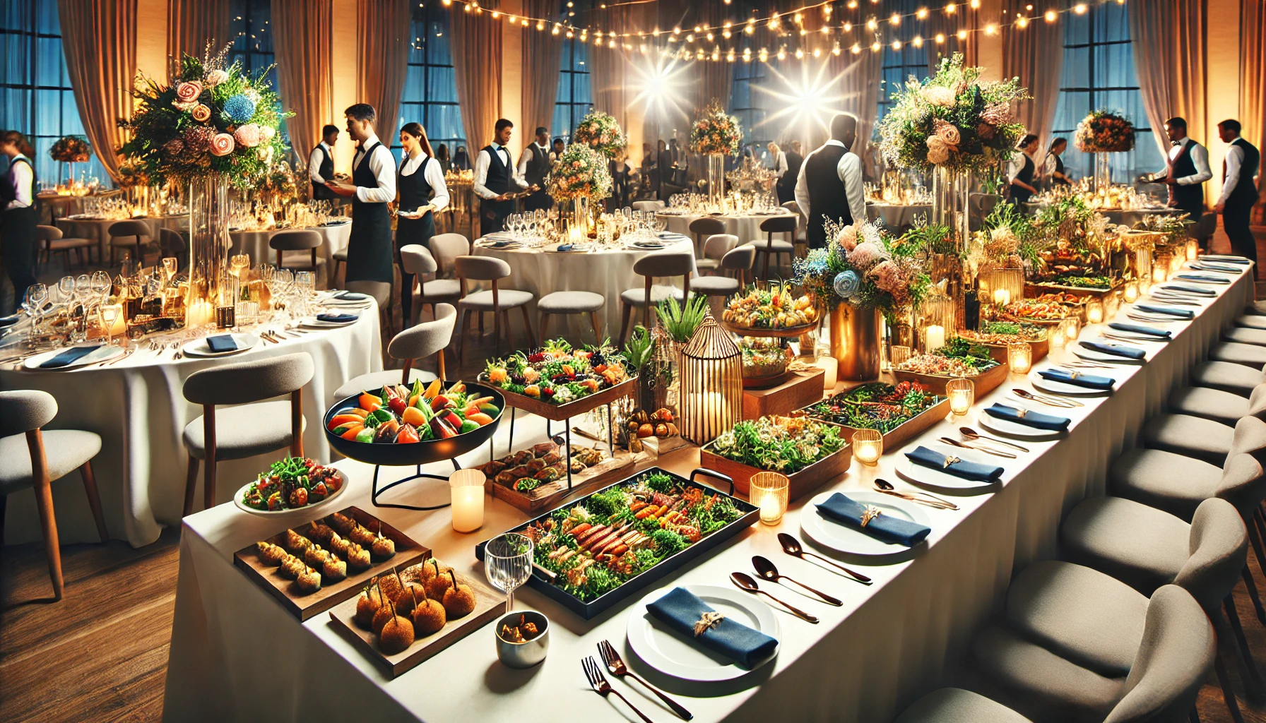 Eventcatering leicht gemacht: Komplettpakete mit Speisen & Getränken, perfekt organisiert & professionell serviert. Sorgenfrei feiern mit Genuss!